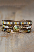 Load image into Gallery viewer, Handmade Triple Layer Beaded Bracelet