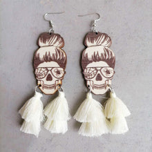 Load image into Gallery viewer, Spider Grandma Tassel Detail Dangle Earrings