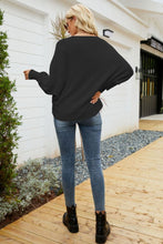 Load image into Gallery viewer, V-Neck Dolman Sleeve Sweater