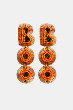 Load image into Gallery viewer, BOO Beaded Dangle Earrings