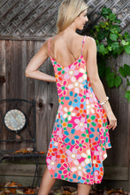 Load image into Gallery viewer, Floral Spaghetti Strap V-Neck Dress