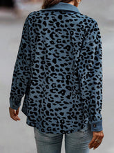 Load image into Gallery viewer, Full Size Leopard Buttoned Jacket