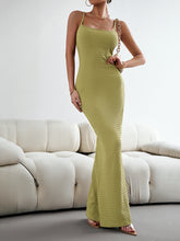 Load image into Gallery viewer, Straight Neck Sleeveless Maxi Dress