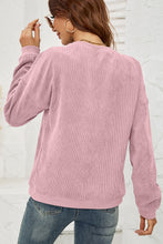 Load image into Gallery viewer, Dropped Shoulder Round Neck Sweatshirt