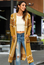 Load image into Gallery viewer, Bohemian Slit Hooded Duster Cardigan