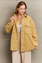 Load image into Gallery viewer, Dropped Shoulder Collared Longline Jacket