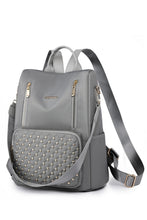 Load image into Gallery viewer, Zipper Pocket Beaded Backpack