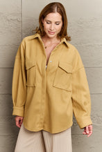 Load image into Gallery viewer, Dropped Shoulder Collared Longline Jacket