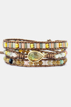 Load image into Gallery viewer, Handmade Triple Layer Beaded Bracelet