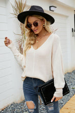 Load image into Gallery viewer, V-Neck Dolman Sleeve Sweater