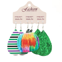 Load image into Gallery viewer, Teardrop Shape Halloween Theme Dangle Earrings