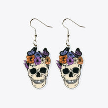 Load image into Gallery viewer, Halloween Theme Acrylic Dangle Earrings