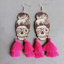 Load image into Gallery viewer, Spider Grandma Tassel Detail Dangle Earrings