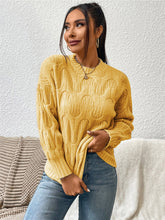 Load image into Gallery viewer, Round Neck Long Sleeve Sweater