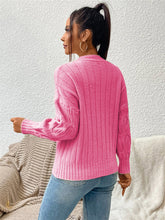 Load image into Gallery viewer, Round Neck Long Sleeve Sweater