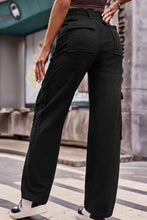 Load image into Gallery viewer, Buttoned High Waist Loose Fit Jeans