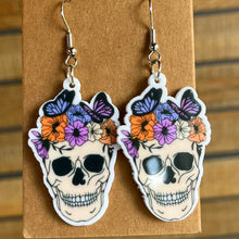 Load image into Gallery viewer, Halloween Theme Acrylic Dangle Earrings