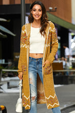 Load image into Gallery viewer, Bohemian Slit Hooded Duster Cardigan